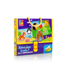 Гра з липучками Хто що їсть Vladi Toys (VT 1302-27)