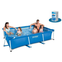 Intex Бассейн каркас 28271 NP  прямокутний, 6+років, об`єм води:2300л, розмір:260х160х65см,