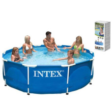 Intex Басейн каркасний 28200 NP  об`єм: 4 485 л (90%), розмір:305х76см, круглий, від 6+ років, в коробці