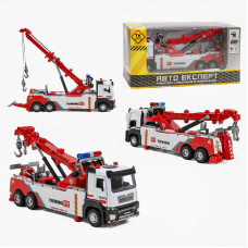 Спецтехніка (LS-7414-21) авто експерт, евакуатор,мп, масштаб: 1:32, інерція, підсвічування, звук, стрілка, механ. підіймач, в коробці