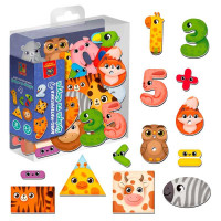 Гра розвиваюча магнітна Vladi Toys Чудо-математика. Цифри та фігури (VT5411-19)