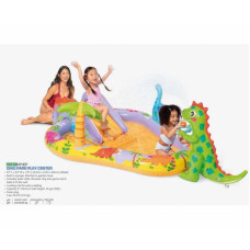 Intex Басейн дитячий 56139 NP  Дінопарк, об`єм води 159 л., розмір 201x157x69 см, від 2 років