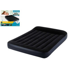 Матрац велюровий Intex (64142) ліжко  з підголівником, розмір 191х137х25см