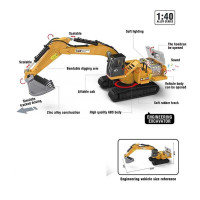 Спецтехніка Авто Експерт (TK-51508) металопластик, 1:40, звук, світло, обертання платформи на 360 °, гусеничний хід, рухомі елементи