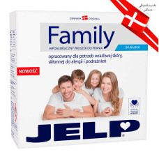 Гіпоалергенний пральний порошок для білог Family jelp (90029 / 5713183900290)о 2,24 кг