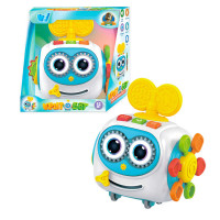 Музична гра "Крутобот" 38441 (72) "WToys", ОЗВУЧ УКР М, підсвічування, казки, пісні, скоромовки, пальчикові ігри, шестерні, тріскачка, в коробц