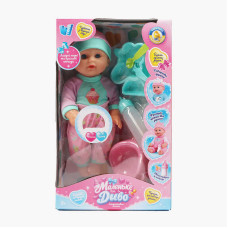 Пупс функціональний (UKA-A 0940-9) wtoys, озвучування українською мовою, звук, від батарейок, пє, ходить в туалет, в коробці