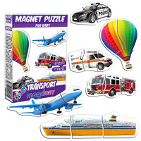 Магнітні пазли Magdum Transport (ML4031-24 EN)