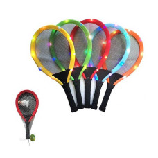 Набір ракеток (1208 S) 2 ракетки, 2 воланчики, підсвічування ракеток і воланчика, в сітці, видається тільки мікс видів