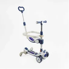 Самокат 5в1 "Skyper" RT-13409 (6) колеса PU125х40мм зі світлом, укр озвучування та підсвічування платформи,с ДОП. КОЛЕСАМИ, захисний бампер, в коробці