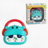Піаніно WToys Бегемотик (W-04490) українське озвучення, підсвічування, ноти, казки, пісні