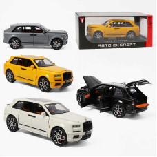 Машинка (RS-81720) авто експерт, 4 кольори, металопластик, 1:24, звук, світло, інерція, відчиняються двері, в коробці, мікс