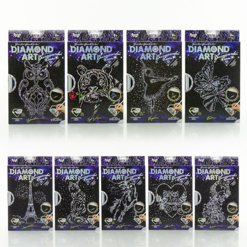 Набір креативної творчості Danko Toys Алмазна живопис (DAR-01-01,02,03,04...09)
