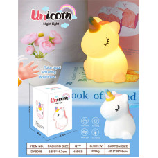 Нічник (C 69806) 3 режими, USB Type-C, силіконовий