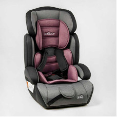 Автокрісло  JOY (36800 - VL) колір - сіро-рожевий, універсальне, з бустером, група 123, вага дитини від 9-36 кг, в пакеті