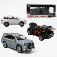 Машинка (1230-02) авто експерт, 3 кольори, металопластик, 1:24, звук, світло, інерція, відчиняються двері, у коробці, видається тільки мікс вид