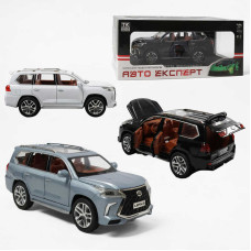 Машинка (1230-02) авто експерт, 3 кольори, металопластик, 1:24, звук, світло, інерція, відчиняються двері, у коробці, видається тільки мікс вид