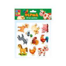 М’які Vladi Toys (vt4210-08) наліпки Ферма -