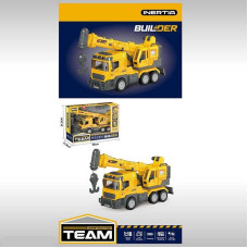 Спецтехніка WD 113 Штрих=10842 (24) звуки, підсвічування, інерція, дверцята відкриваються, рухливі елементи, підіймач, гумові шини, масштаб 1:16, в ко