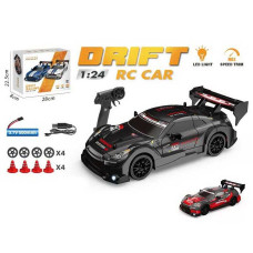 Машина на радіокеруванні (8601) акумулятор 3.7 V, usb кабель, пульт 2.4 GHz, 1:24, розганяється до 20 км\год, запасні колеса, підсвітка, в коробці