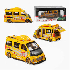 Машинка G 9880-13 (24) "Авто Експерт" металопласт., світло, звук, масштаб 1:24, інерція, двері, капот відчиняються, в коробці