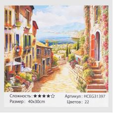 Картина за номерами TK Group (31397) Затишний провулок