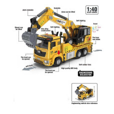 Спецтехніка Авто Експерт (TK-40071) металопластик, 1:40, звук, світло, інерція, рухомі елементи