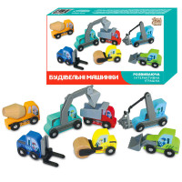 Продаж будівельних машинок 4FUN Game Club Wood (76523)