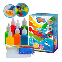 Набір для творчості Magic water. Creative gel (MV6031-03) ludum, аквагель, форми, глітер, в коробці