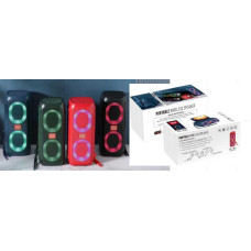 Колонка (C 67911/TG 333) bluetooth, підсвічування, від акумулятора, type-C, TF-карта, USB-слот, AUX-провід
