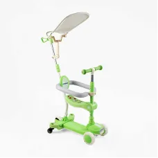 Самокат 5в1 "Skyper" BT-52309 (8) колеса PU125х40мм зі світлом, укр озвучування та підсвічування платформи,с ДОП. КОЛЕСАМИ, захисний бампер, в коробці