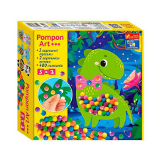 Великий набір для творчості Pompon Art. Дракончик (10100693У) ранок, в коробці