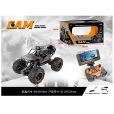 Джип на радіокеруванні (lh-c 023 a) wi-fi кам., акум. 3.7v, пульт, usb-каб., амортизація, металопластиковий корпус, гумові шини, тримач, в коробці