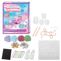 Акрилові WToys (41029 / 68656) прикраси , 2 види, епоксидний клей, активатор, силіконовий молд, прикраси, ланцюжки, в коробці