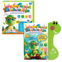 Інтерактивна книга Віммельбух WToys (51822) українська мова, 19 тем, казки, пісні, загадки, скоромовки, сенсорні кнопки, маркер