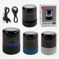 Колонка (C 67902 / TG 369) bluetooth, від акумулятора, підсвічування, type c, usb-слот, aux-роз’єм, в коробці, видається тільки мікс видів