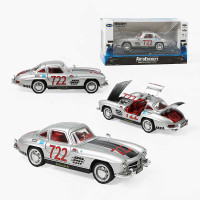 Машинка (TK-10447) авто експерт, металопластик, 1:32, світло, звук, інерція, відчиняються двері, багажник, капот, в коробці
