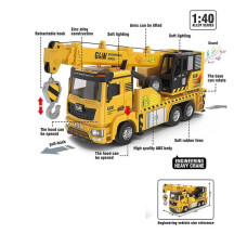 Спецтехніка Авто Експерт (TK-49322) металопластик, 1:40, звук, світло, інерція, рухомі елементи