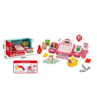 Касовий апарат (G 267 AD) 30 елементів, звук, сканер, калькулятор, мікрофон, ваги, стрічка рухається, каса відкривається, карта, в коробці