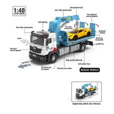 Спецтехніка Авто Експерт (TK-10087) металопластик, 1:40, звук, світло, двері машинки відчиняються, інерція, рухомі елементи