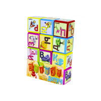 Кубики Абетка 12 шт (18231) велика m toys, українська мова