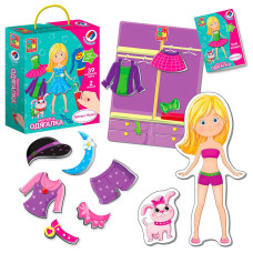 Гра настільна Vladi Toys Магнітна одевалка. Меган та Поллі (VT3702-11)