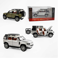 Джип Авто Експерт (RS-59023) металопластик, масштаб 1:22, світло, звук, інерція, двері, що відкриваються, багажник і капот