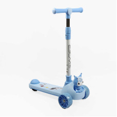 Самокат триколісний Skyper (KR-116093) колеса pu 125х40мм зі світлом, музика та підсвічування платформи, кермо складне, в коробці
