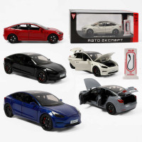 Машинка (RS-71086) авто експерт, 5 кольорів, електромобіль, зарядна станція, металопластик, 1:24, звук, світло, інерція, в коробці, мікс видів