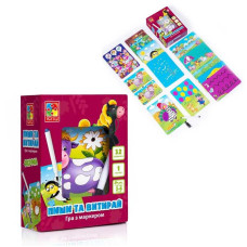 Гра настільна Vladi Toys Пиши та вітірай. Ферма (VT 5010-19)
