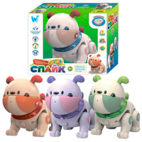 Інтерактивний пес Спайк WToys на радіокеруванні (68068) українська озвучка, сенсорний, мелодії, світло