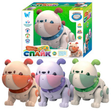 Інтерактивний пес Спайк WToys на радіокеруванні (68068) українська озвучка, сенсорний, мелодії, світло