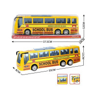 Автобус 8807 (48/2) розмір 35х8х11 см, інерція, в слюді