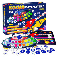 Гра розвиваюча 2в1 Ludum КОСМОматематика (МЕ 5032-16)